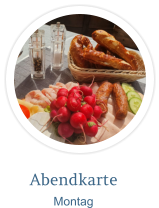 Abendkarte Montag