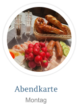 Abendkarte Montag