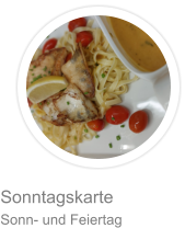 Sonntagskarte Sonn- und Feiertag